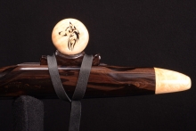 African Blackwood  Native American Flute, Minor, Low F-4, #G12I